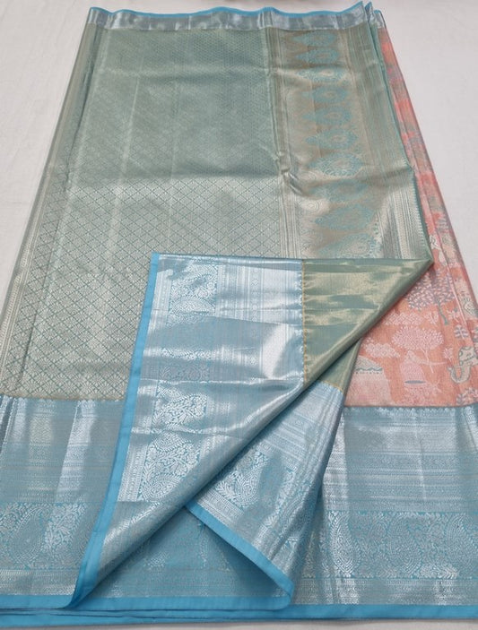 Kanchipuram Blended Tissue Silk Sarees 143