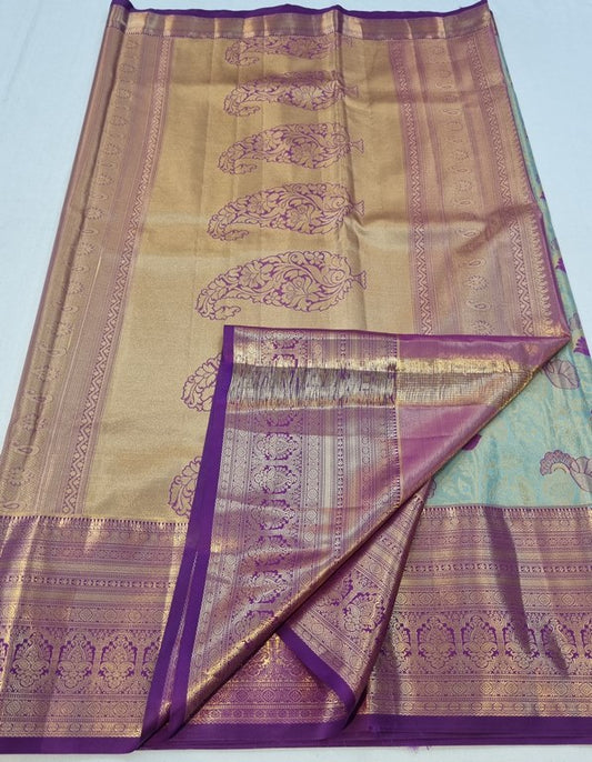 Kanchipuram Blended Tissue Silk Sarees 146