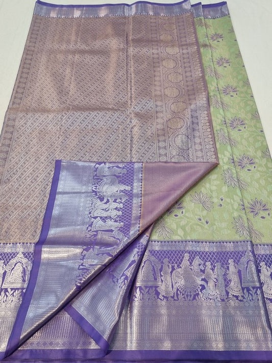 Kanchipuram Blended Tissue Silk Sarees 150