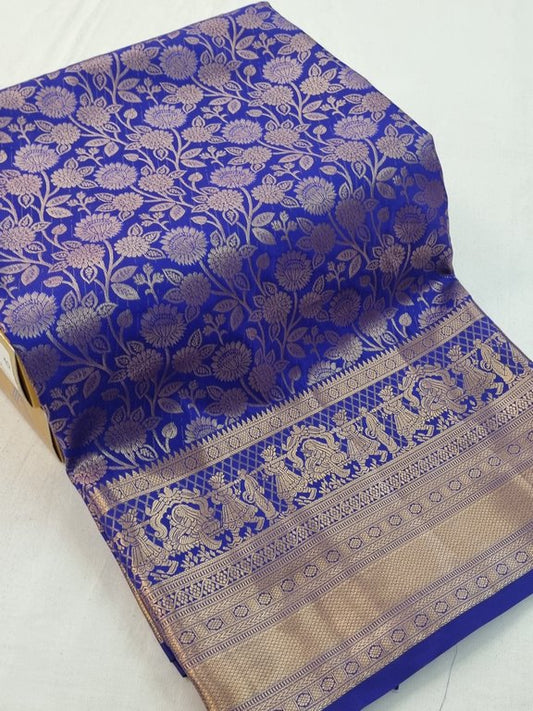 Kanchipuram Blended Tissue Silk Sarees 162