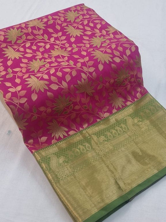 Kanchipuram Blended Tissue Silk Sarees 164