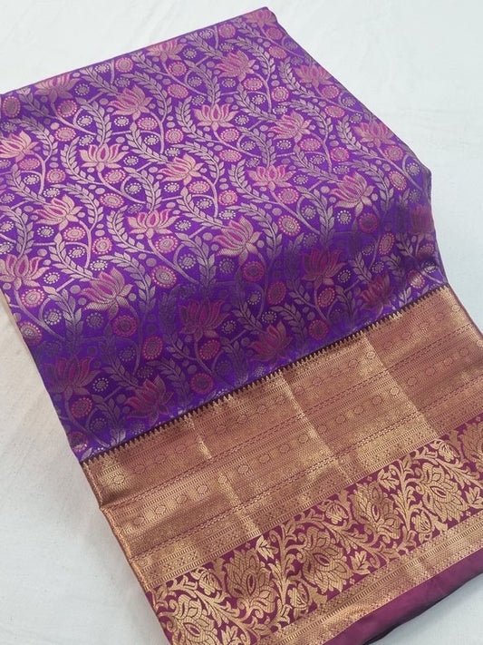 Kanchipuram Blended Tissue Silk Sarees 165