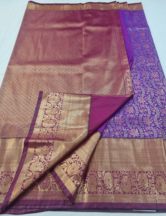 Kanchipuram Blended Tissue Silk Sarees 165