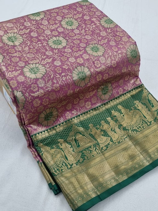 Kanchipuram Blended Tissue Silk Sarees 177