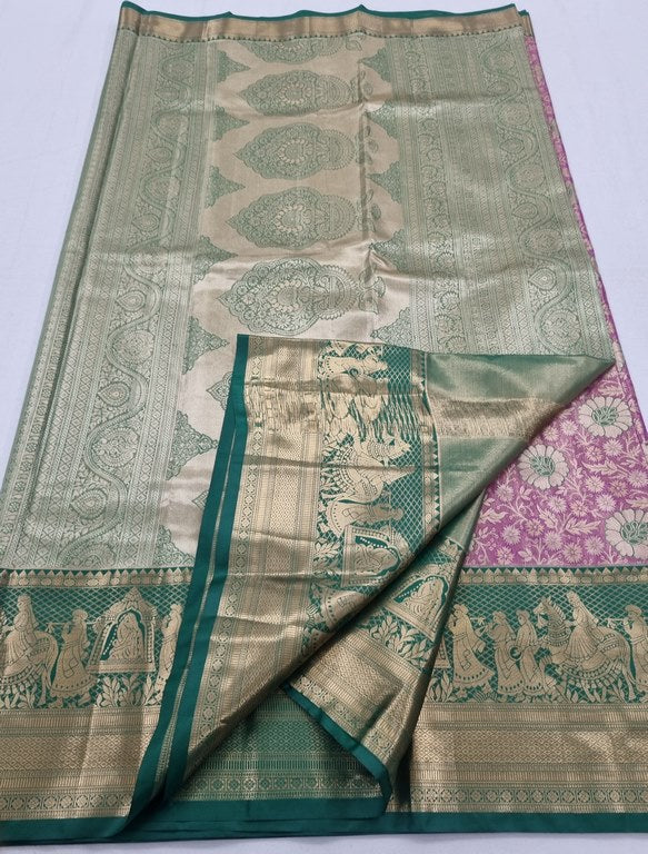 Kanchipuram Blended Tissue Silk Sarees 177