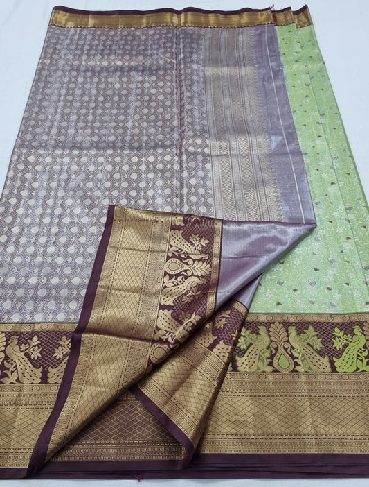 Kanchipuram Blended Tissue Silk Sarees 181