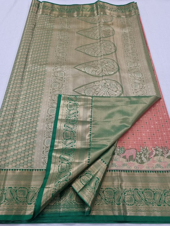 Kanchipuram Blended Tissue Silk Sarees 183