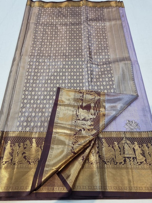 Kanchipuram Blended Tissue Silk Sarees 186