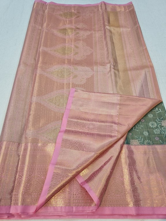 Kanchipuram Blended Tissue Silk Sarees 187