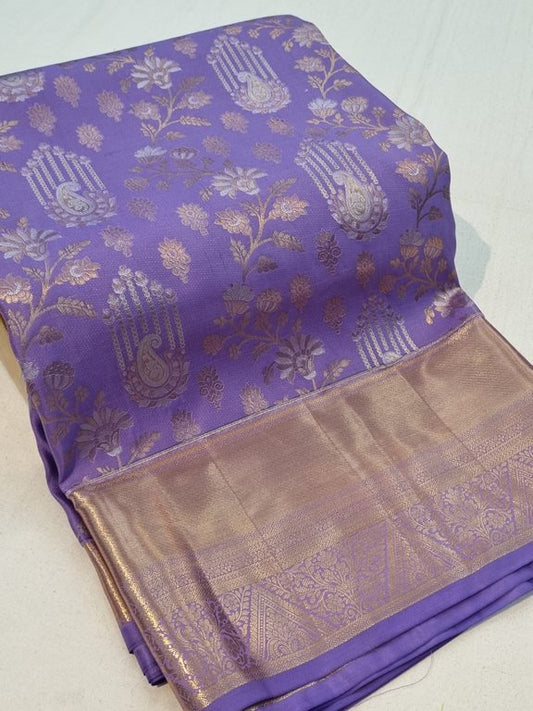 Kanchipuram Blended Tissue Silk Sarees 188