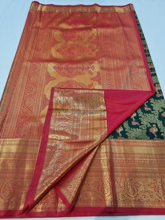 Kanchipuram Blended Tissue Silk Sarees 189