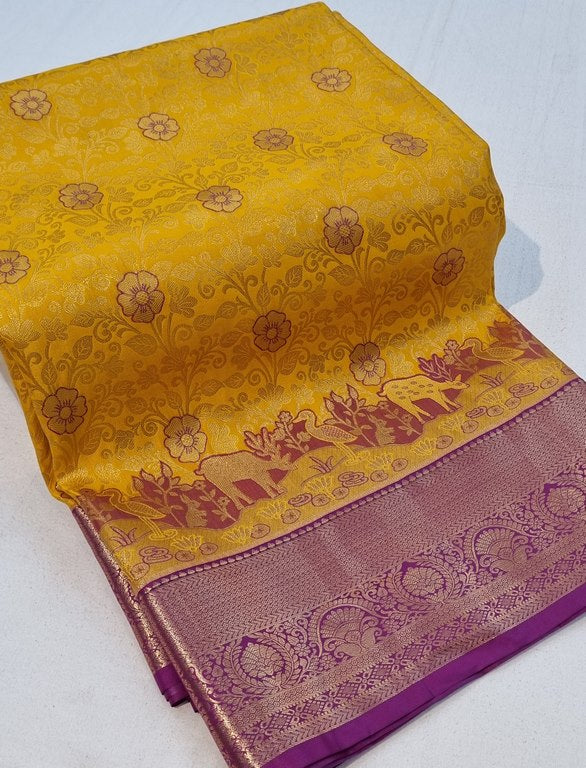 Kanchipuram Blended Tissue Silk Sarees 190