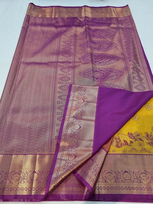 Kanchipuram Blended Tissue Silk Sarees 190