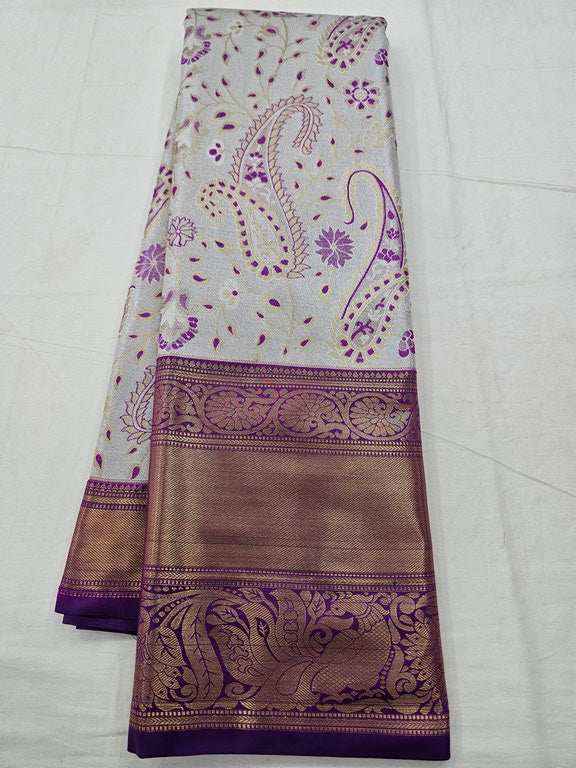 Kanchipuram Blended Tissue Silk Sarees 017