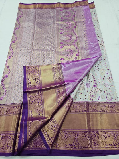 Kanchipuram Blended Tissue Silk Sarees 017