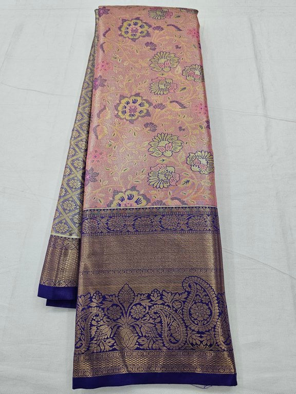 Kanchipuram Blended Tissue Silk Sarees 019