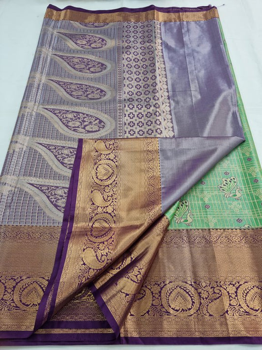 Kanchipuram Blended Tissue Silk Sarees 204