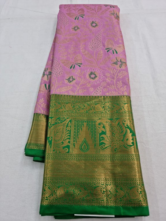 Kanchipuram Blended Tissue Silk Sarees 202
