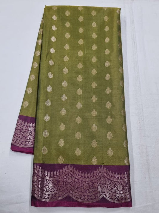 Kanchipuram Blended Trendy Fancy Silk Saree 438