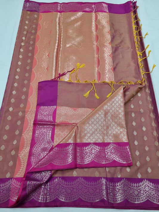 Kanchipuram Blended Trendy Fancy Silk Saree 441