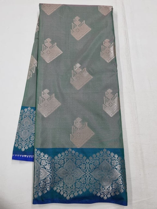 Kanchipuram Blended Trendy Fancy Silk Saree 448