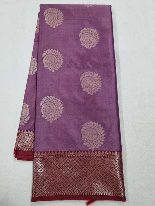 Kanchipuram Blended Trendy Fancy Silk Saree 454