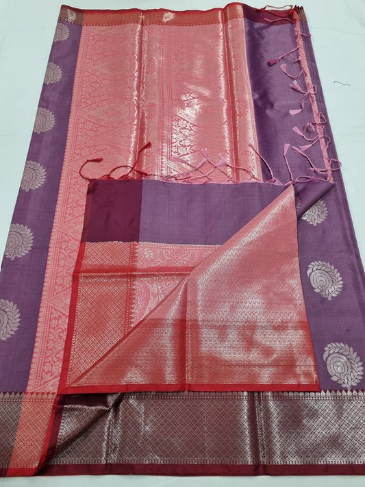 Kanchipuram Blended Trendy Fancy Silk Saree 454