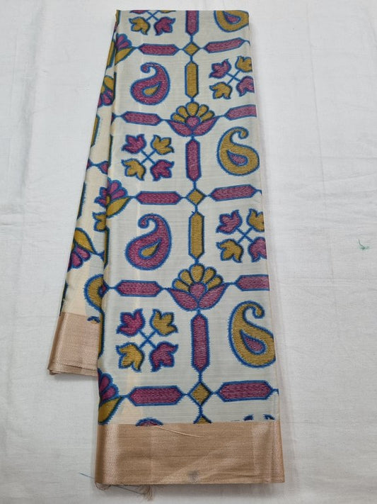 Kanchipuram Blended Trendy Butter Silk Saree 032