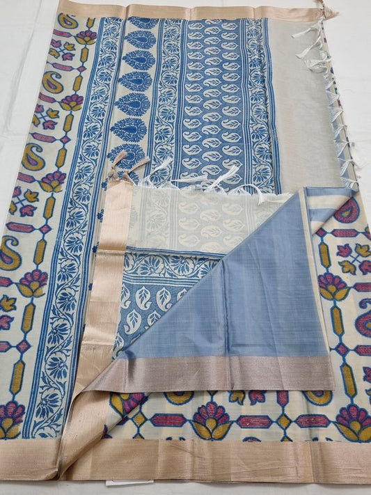 Kanchipuram Blended Trendy Butter Silk Saree 032