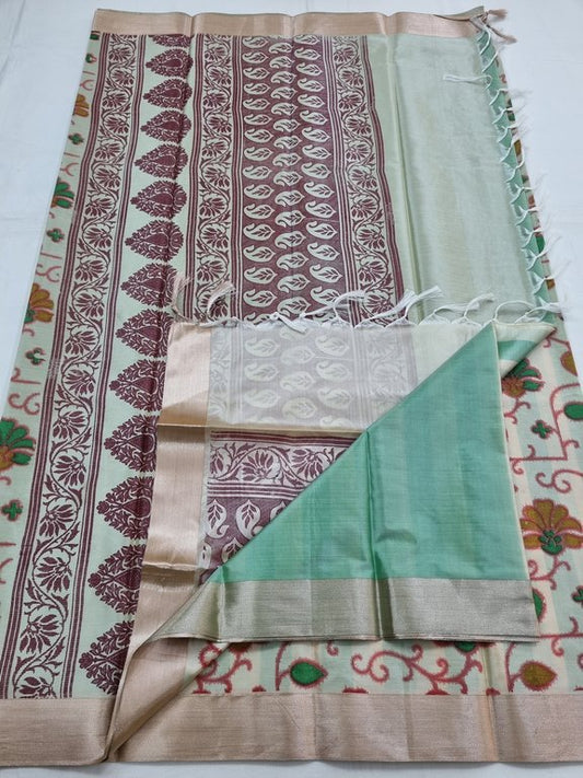 Kanchipuram Blended Trendy Butter Silk Saree 040
