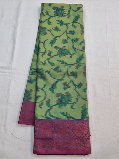 Cream And Teal Kanchipuram Pure Silk Sarees – Kanchipuram Lakshaya Silks