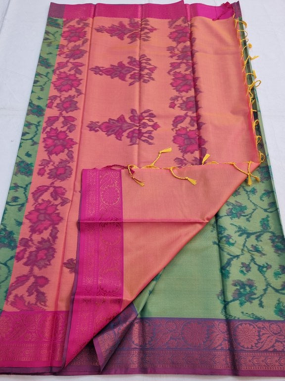 Kanchipuram Blended Poochampalli Silk Saree 064