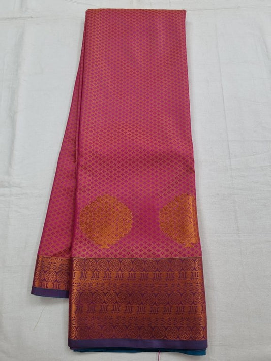 Kanchipuram Blended Trendy Fancy Silk Saree 105