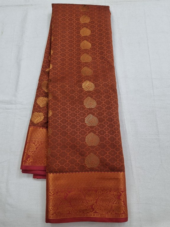 Kanchipuram Blended Trendy Fancy Silk Saree 107
