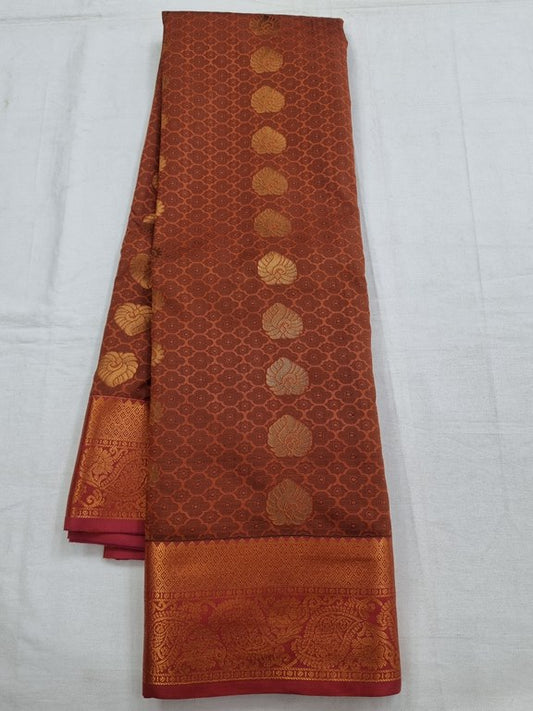 Kanchipuram Blended Trendy Fancy Silk Saree 107