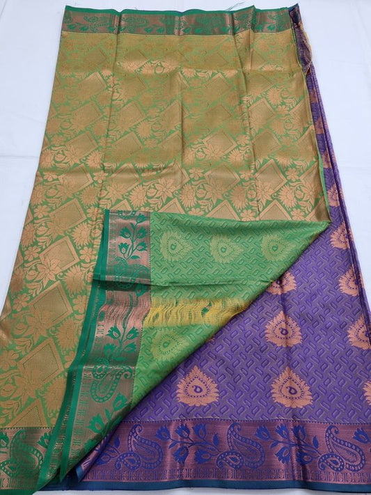 Kanchipuram Blended Trendy Fancy Silk Saree 112
