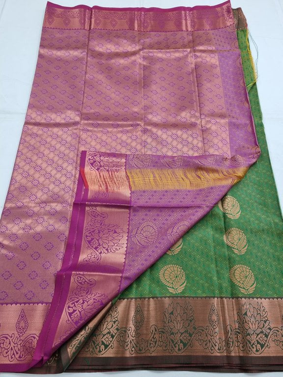 Kanchipuram Blended Trendy Fancy Silk Saree 120