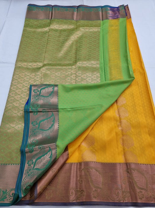Kanchipuram Blended Trendy Fancy Silk Saree 133