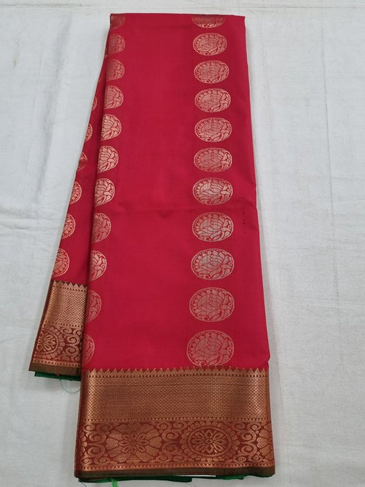 Kanchipuram Blended Trendy Fancy Silk Saree 136