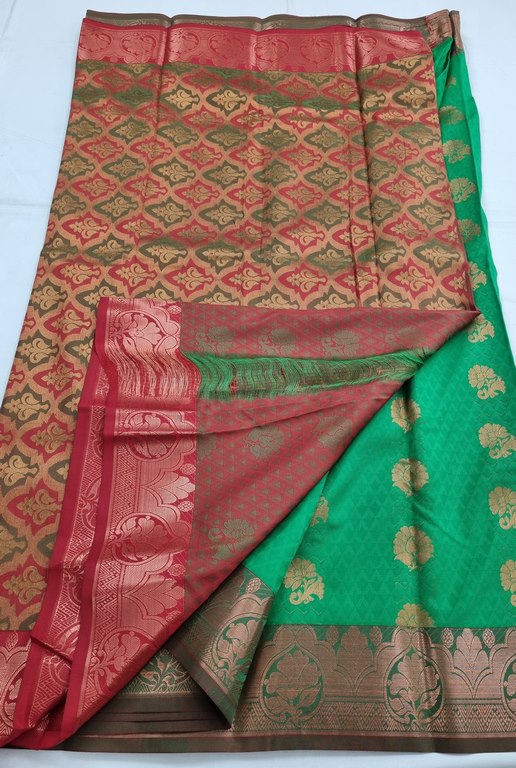 Kanchipuram Blended Trendy Fancy Silk Saree 137