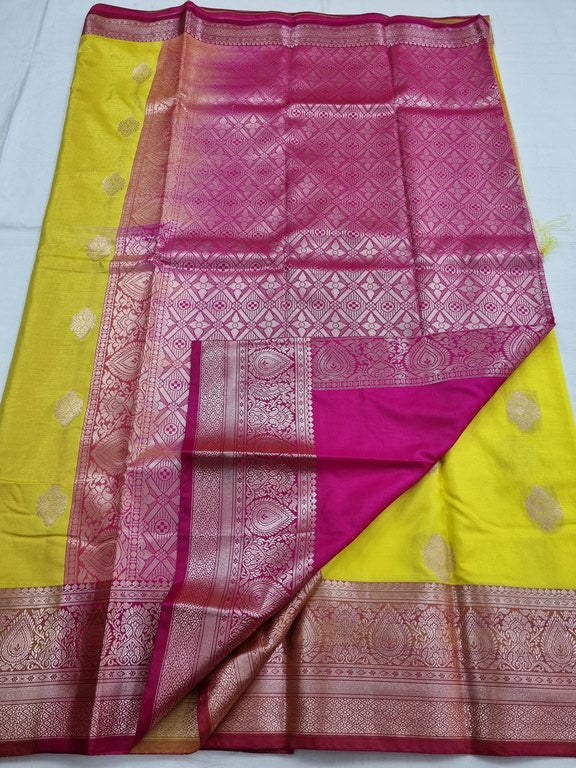 Kanchipuram Blended Trendy Fancy Silk Saree 142