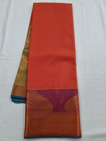 Kanchipuram Blended Trendy Fancy Red And Black Silk Sarees – Kanchipuram Lakshaya Silks