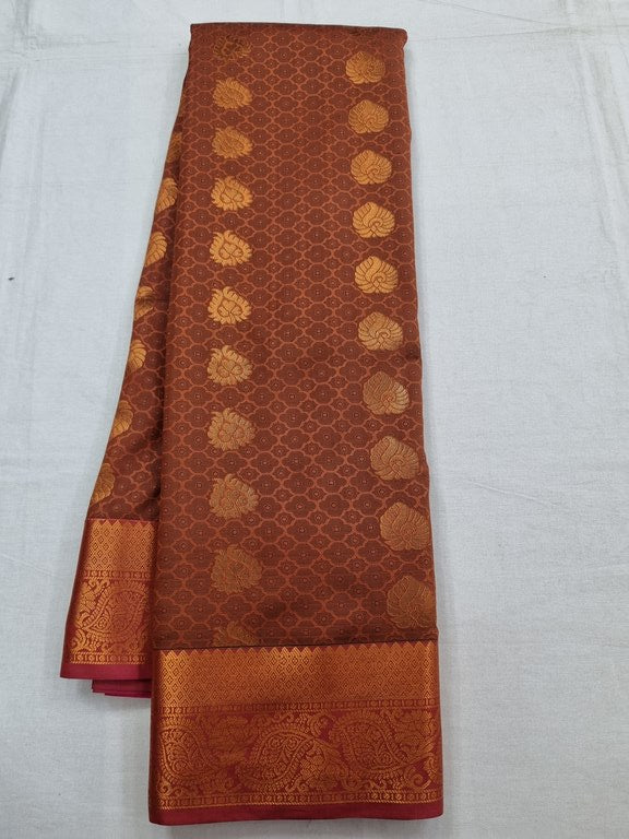 Kanchipuram Blended Trendy Fancy Silk Saree 156