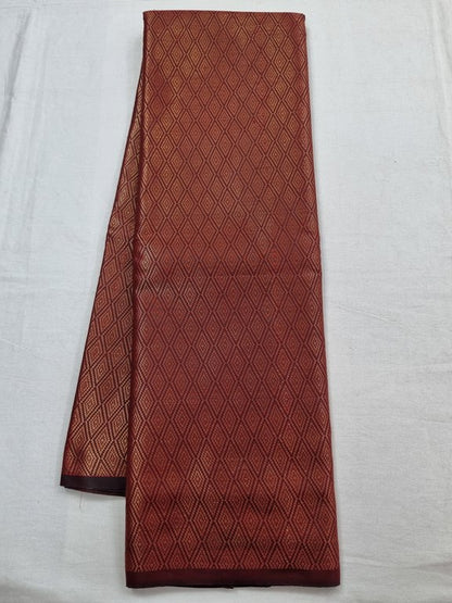 Burgundy And Maroon Kanchipuram Pure Silk Sarees – Kanchipuram Lakshaya Silks