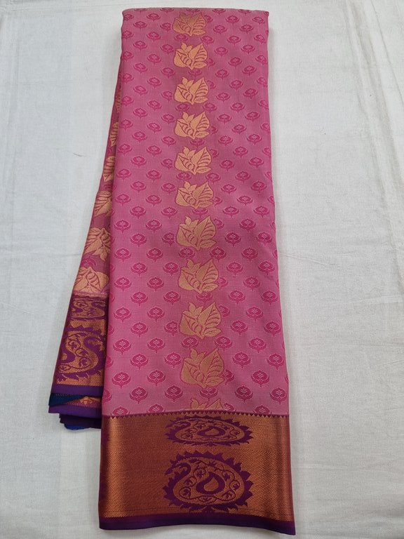 Kanchipuram Blended Trendy Fancy Silk Saree 186