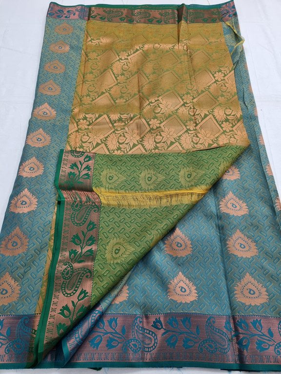 Kanchipuram Blended Trendy Fancy Silk Saree 187