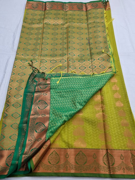 Kanchipuram Blended Trendy Fancy Silk Saree 201