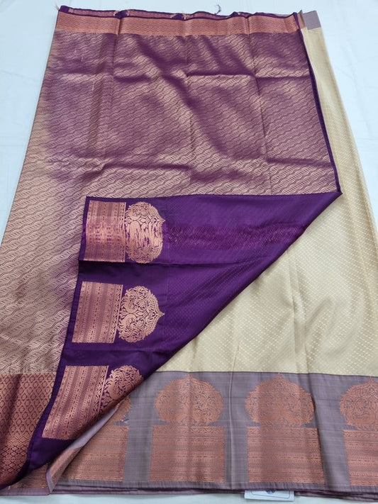 Kanchipuram Blended Trendy Fancy Silk Saree 208