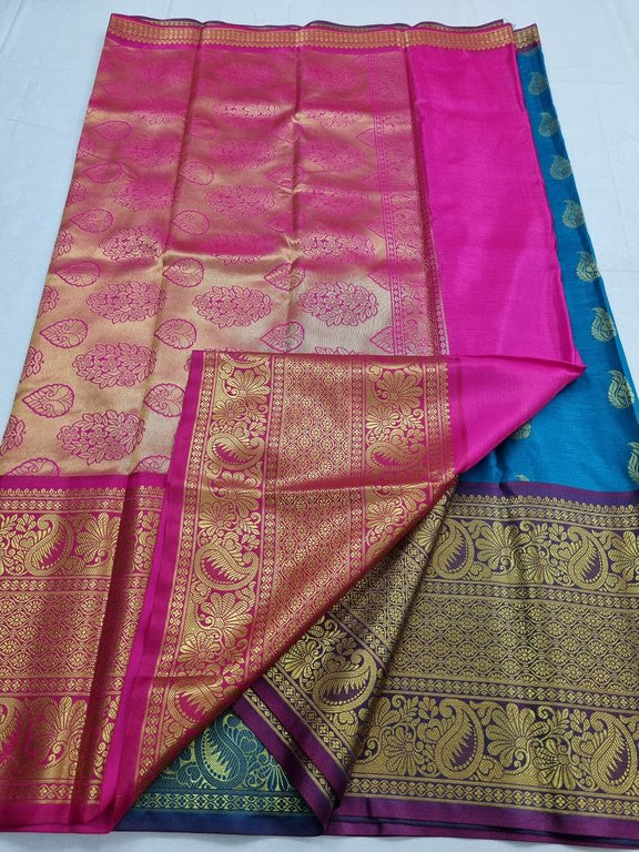Kanchipuram Blended Trendy Fancy Silk Saree 221