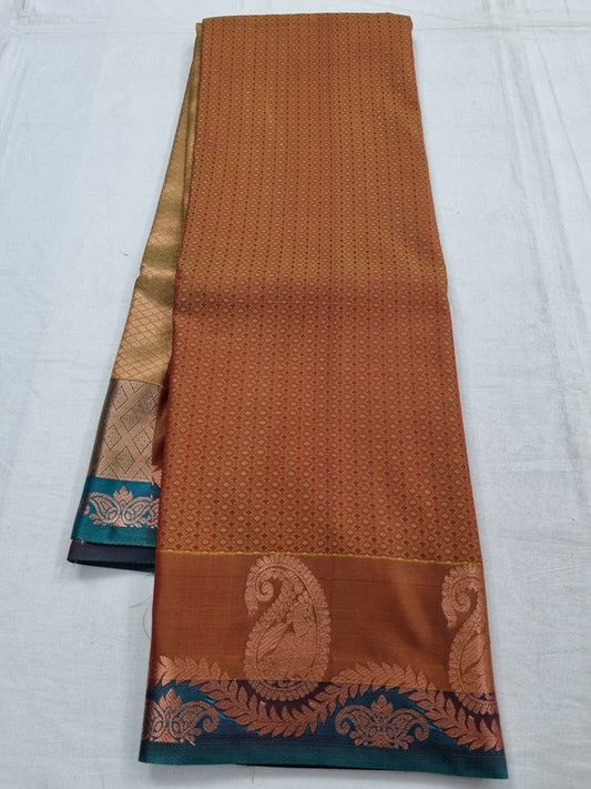 Kanchipuram Blended Trendy Fancy Silk Saree 224